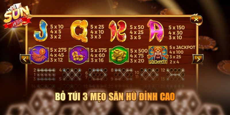 Bỏ túi 3 mẹo săn hũ đỉnh cao